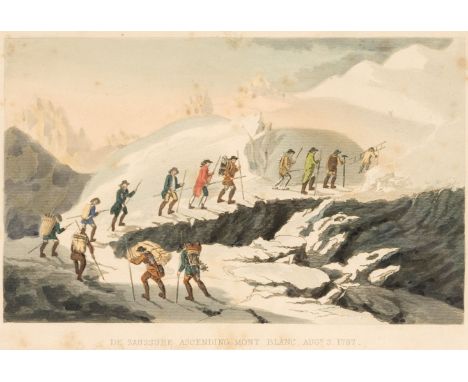 Smith (Albert). The Story of Mont Blanc, 1st edition, London: David Bogue, 1853, colour frontispiece with some light spotting