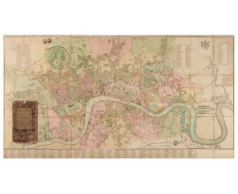 London. Cary (John), Cary's New and Accurate Plan of London and Westminster, the Borough of Southwark and parts adjacent: viz