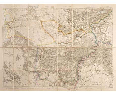 Central Asia. Wyld (James), Wyld's Military Staff Map of Central Asia and Afghanistan, circa 1880, lithographic map with cont