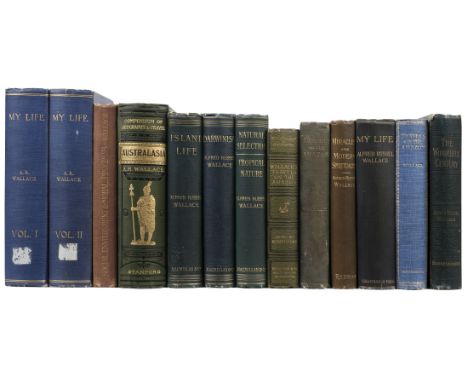 Wallace (Alfred Russel). My Life. A record of events and opinions, 2 volumes, 1st edition, London: Chapman &amp; Hall, 1905, 