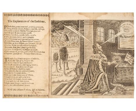 Charles I. [Eikon Basilike]. The Pourtraicture of His Sacred Majestie in his Solitudes and Sufferings..., [London]: Printed [