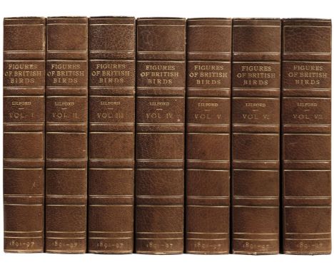 Lilford (Thomas L Powys). Coloured Figures of the Birds of the British Islands, 7 volumes, 2nd edition, London: R.H. Porter, 