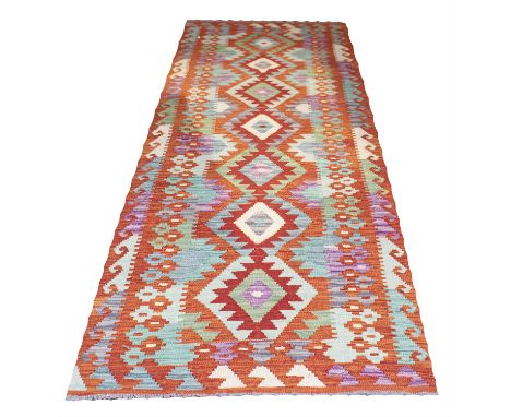 ANATOLIAN KILIM RUNNER, 300cm x 80cm. 