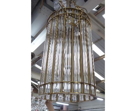 PURE WHITE LINES CANNES PENDANT LIGHT, 60cm drop. 