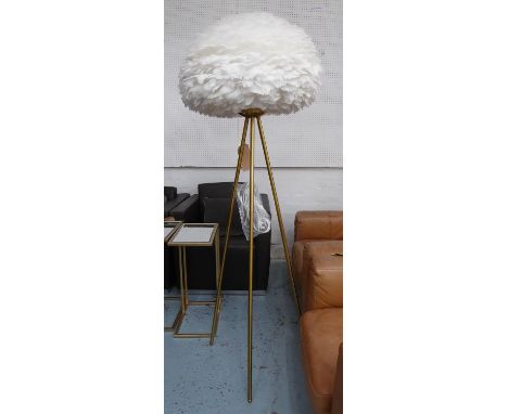 FEATHER CLOUD FLOOR LAMP, 170cm H. 