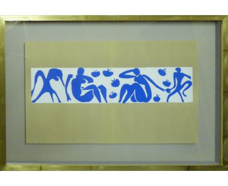 HENRI MATISSE 'Femmes et Singes', lithograph after the original cut out, circa 1950, printed by Atelier Mourlot, Paris, 1954,
