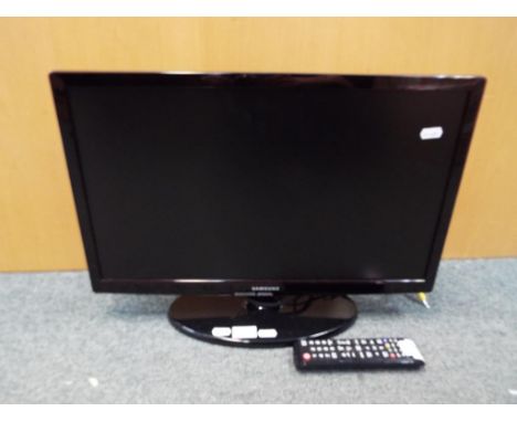 A 22" Samsung LED television, model No. UE22ES5000 with remote (2)