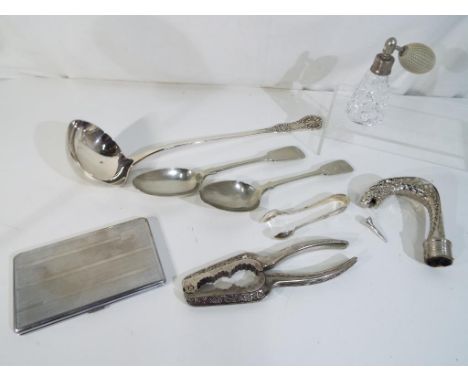 A large collection of good quality silver and plated ware to include a silver golf tee, Birmingham assay 1992, approx. 6grams