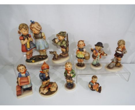 Nine Hummel figurines by Goebel (qty)