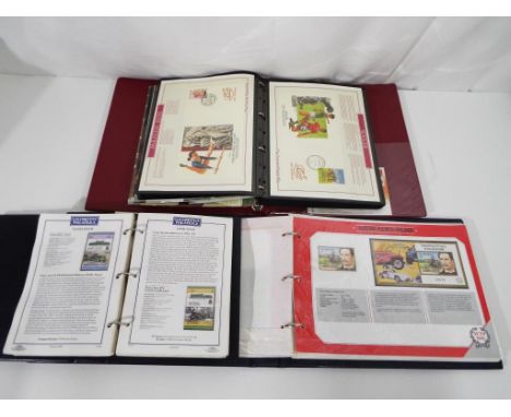 Philately - a lot to include three collections of original albums of First Day Covers and Stamp Sheets comprising  The Olympi