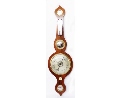 Analogue Outdoor Barometer Thermometer Domatic Wrought Iron