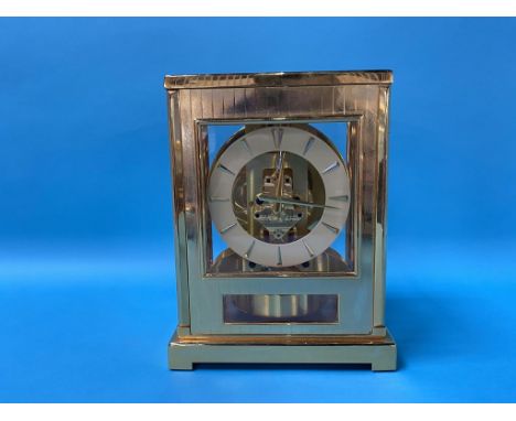 A boxed Jaeger- LeCoultre 'Atmos' clock, with booklets