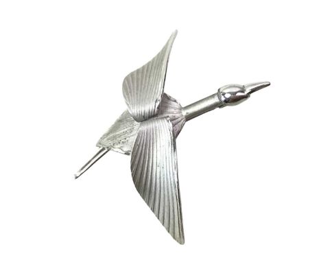 HONG KONG STERLING SILVER BIRD BROOCH, along with other costume jewellery