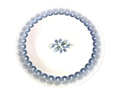 WEDGEWOOD HARVEST FESTIVAL, PART DINNER SET comprising a one plater, three dinner plates, eight soup plates, six side plates,