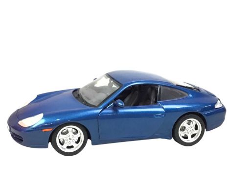 COLLECTION OF BBURAGO MODEL FERRARIS, AND A PORSCHE  all 1:18 scale, comprising a California T, F50, 456GT and a Porsche Carr
