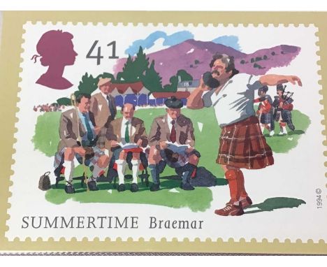 GROUP OF FIRST DAY COVERS AND ROYAL MAIL STAMP CARDS, in albums