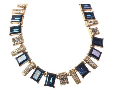 OSCAR DE LA RENTA AND LANVIN, COLLECTION OF COSTUME JEWELLERY comprising two Oscar de la Renta necklaces and a ring, along wi