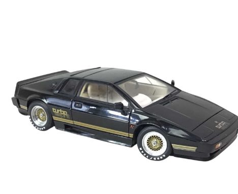 COLLECTION OF MODEL VEHICLES, all unboxed, 1:18 scale models of Aston Martin DB7, Toyota Corolla Rally, Lotus Esprit Turbo, B