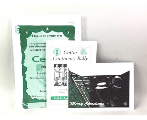 COLLECTION OF SCOTTISH FOOTBALL MEMORABILIA, mainly Celtic FC related, including newspapers, programmes, booklets and further