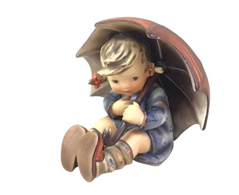 TEN HUMMEL FIGURES, including girl under umbrella, apple tree girl, boy with rocking horse and girl with pram and others11 - 