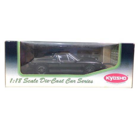 COLLECTION OF KYOSHO MODEL CARS, 1:18 SCALE comprising a Lotus Europa Special, Lancia Stratos HF, Lamborghini Jota SVR, Morga