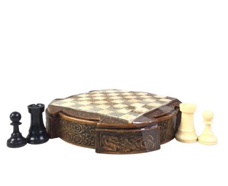 WOODEN CHESS BOARD, AND OTHER GAMES including chess and dominoes