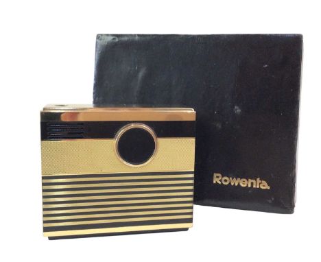 ROWENTA ELECTRONIC TABLE LIGHTER, 20TH CENTURY  in original fitted box