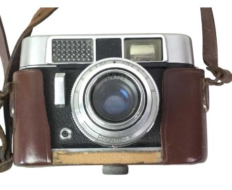 COLLECTION OF CAMERAS AND ACCESSORIES, including JVC, Yashica, Voigtlander and othersJVC GZ-MC500U serial no 06170021 additio