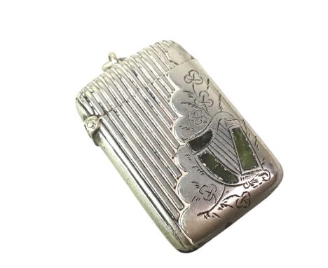VESTA CASE, AND OTHER ITEMS  , along with a Chinese silver ring, set with cinnabar and other items