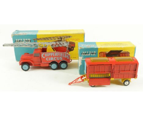 Corgi Major. Two boxed Corgi Major toys, comprising chipperfields Circus Crane Truck (no. 1121) &amp; Chipperfields Circus An