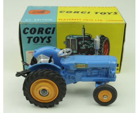 Corgi Toys Fordson Power Major Tractor (no. 55), contained in original box