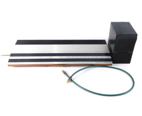 A vintage Bang &amp; Olufsen Beomaster 1900 amplifier/receiver  , 58cm wide, with associated speaker. 