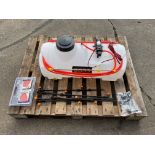 New Unused FLSP-15-038 50 Litre ATV Spot Sprayer, Lance, 12 Volt Pump, Attachments