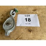 New Unissued 0.5 Tonne 18mm Rope Snatch Block, with Shackle