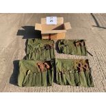 4 x Tool Rolls with Various Tools as shown.