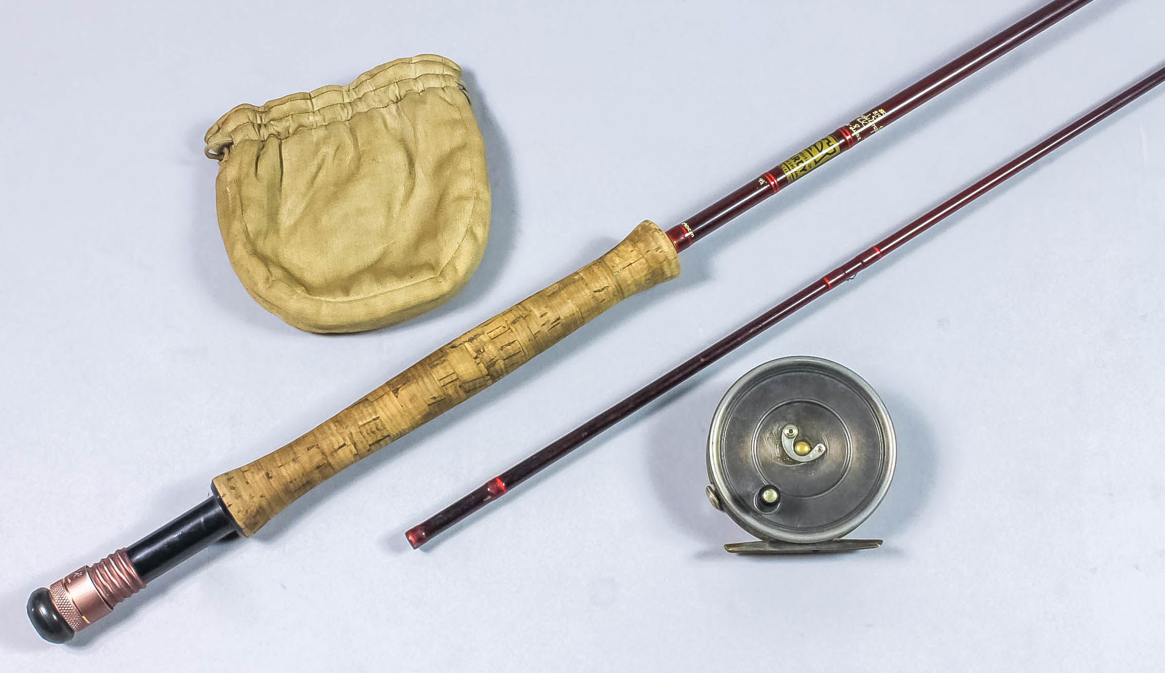 A Hardy "Graphite Deluxe" 8/9 fly fishing rod, 9.5ft (290cm), No