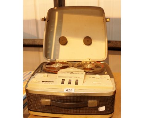 Vintage Elizabethan automatic reel to reel tape recording machine
