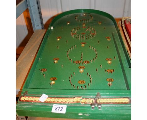 Chad Valley vintage bagatelle game with ball