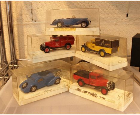 Eight Solido Age D'or vintage model cars and vans in original boxes