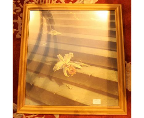 Framed Tretchikoff print, The orculd 62 x 57 cm 