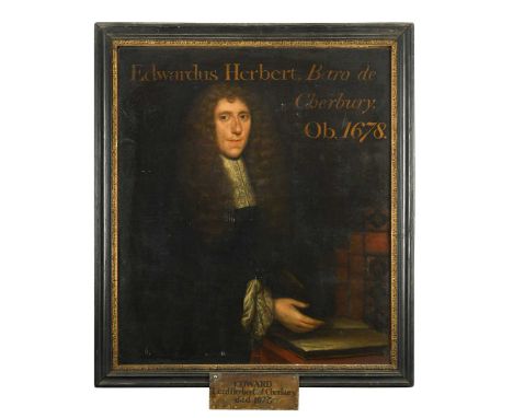 Circle of John Michael Wright (1617-1694) Portrait of a gentleman, believed to be Edward Herbert, 3rd Baron Herbert of Chirbu