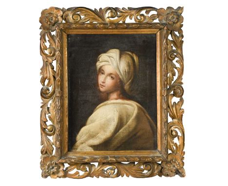 After Guido Reni Portrait said to be of Beatrice Cenci (1577-1599)oil on canvas31 x 23.5cmProvenance:Collection of Mike Handf