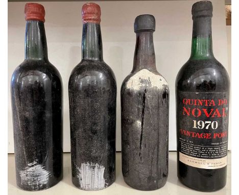 Quinta do Noval Vintage Port 1958,  J. Harvey &amp; Sons, 2 bottles, levels base of neck; another - 1963, level base of neck,