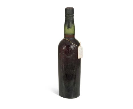 Vintage Port,  believed Taylor's 1930 (according to a tag label), foil capsule, bottle with glass seal depicting bird with ou