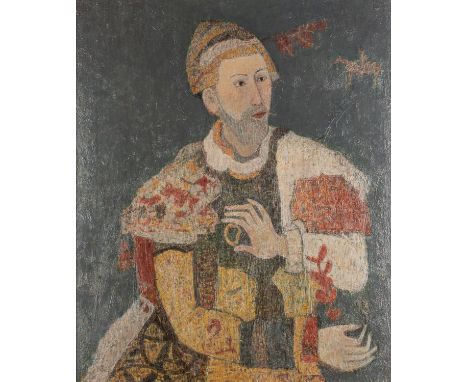 * Gennadii Gogoliuk (Russian, b.1960) -Solomon's ring -Oil on canvas -60 x 50cm -Signed on the reverse and inscribed with the