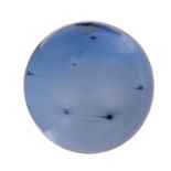Timo Sarpaneva for Iitala a glass Aurinkopallo, or Sun Ball of pale blue colour,