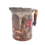 A Royal Doulton Guy Fawkes pottery jug, after a design by Henry Fenton,