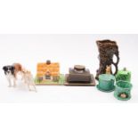 A small group of Beswick and Sylvac.