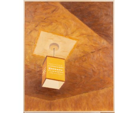 Hugo Lines (British, Contemporary) -Room Six, Main Light -Oil on board -43.5 x 35cm -Signed and dated 2012 to the reverse