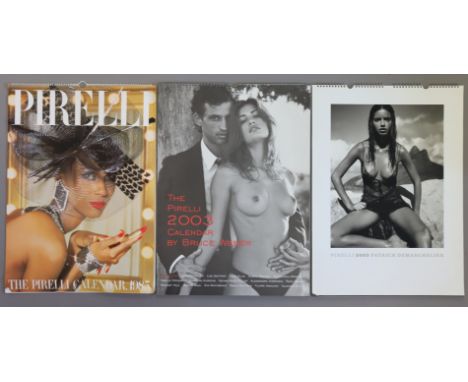 Nine Pirelli calendars (1985, 1987, 1990, 2003, 2007 &amp; 2011).